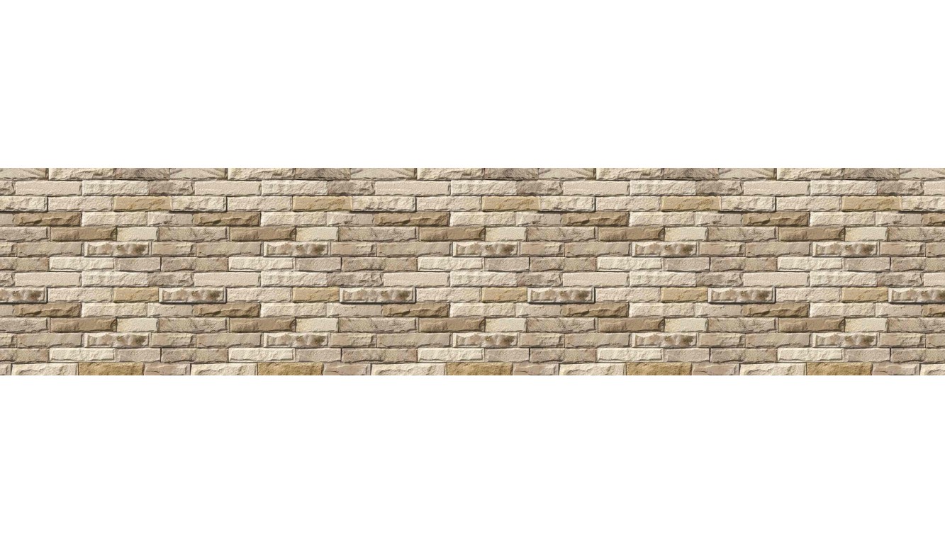 Стеновая панель Римский камень песочный AL-21