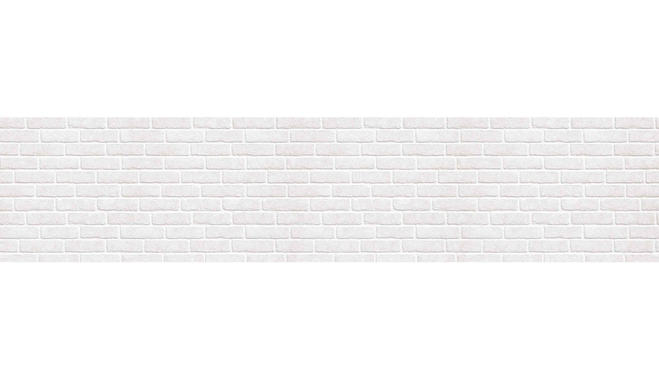 Стеновая панель Белый кирпич AL-01