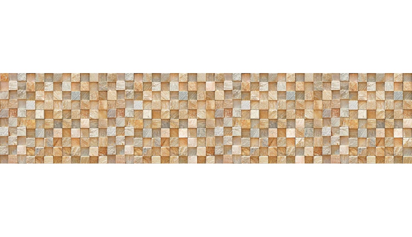 Стеновая панель Итальянская мозаика золото AL-18