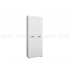 Шкаф 2-дверный Нэнси  белый глянец МИФ 0,8 метра