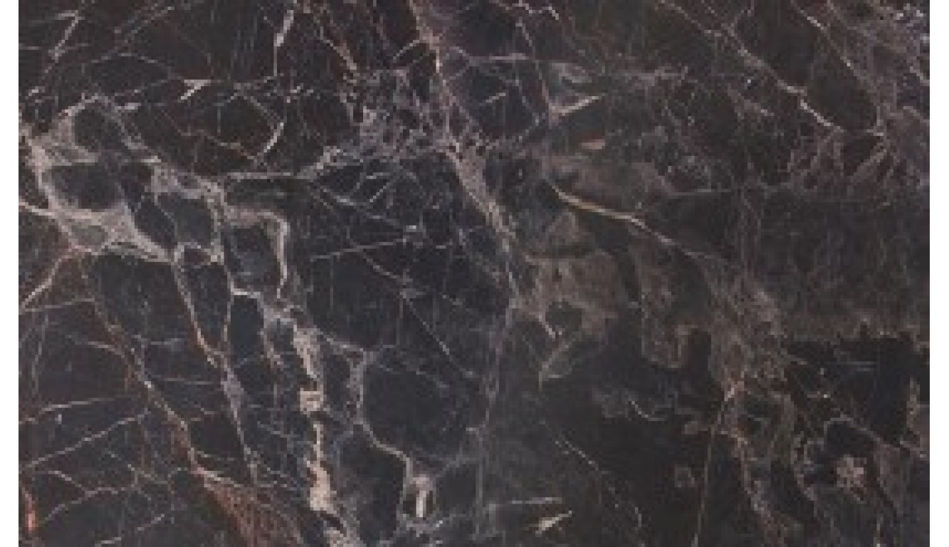 Столешница Мрамор марквина черный (глянец), 28 мм, 3 метра