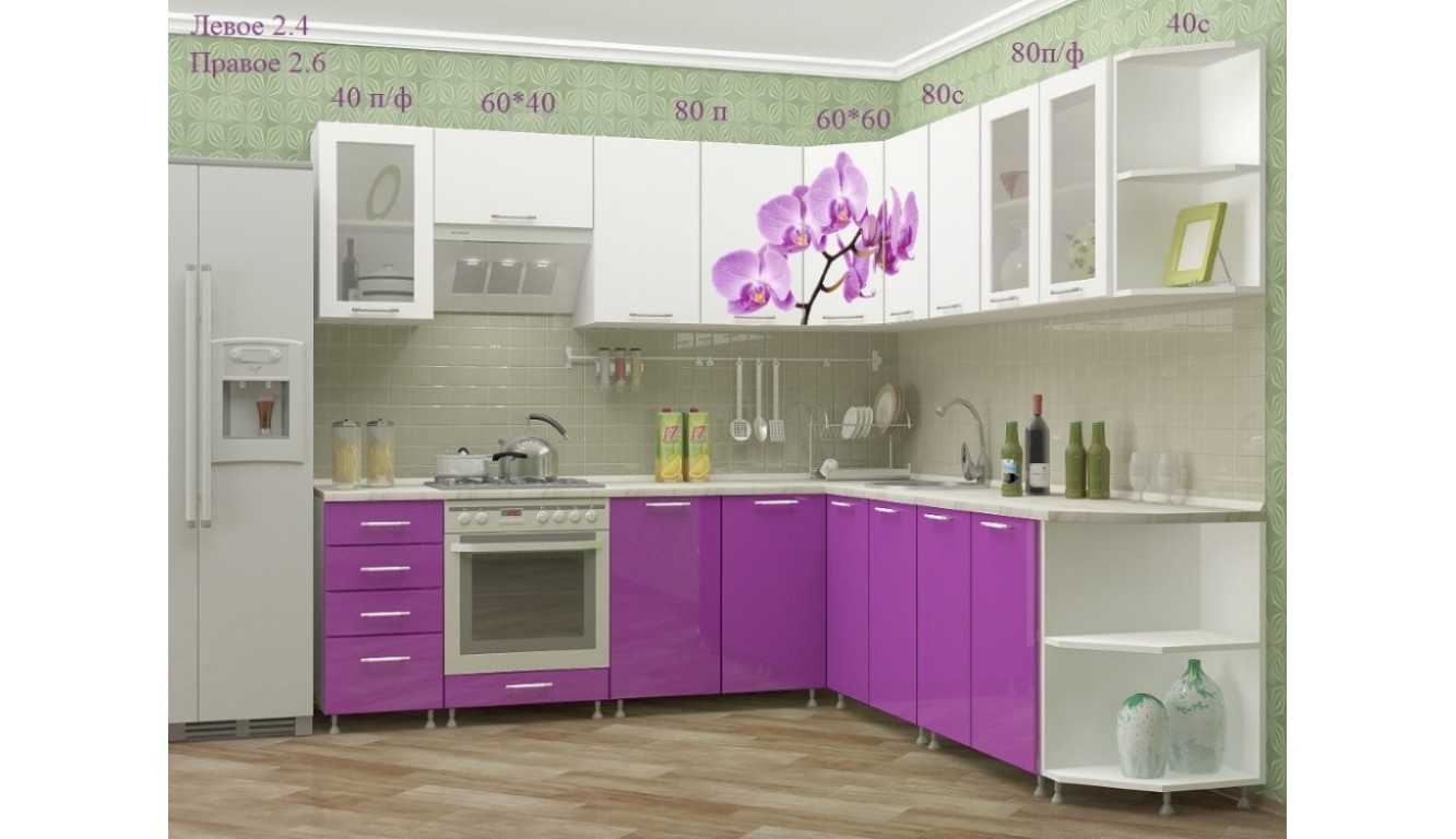 Кухня «Орхидея»