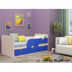 Детская кровать "Минима" синяя