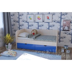 Детская кровать Мальвина 1,6м 